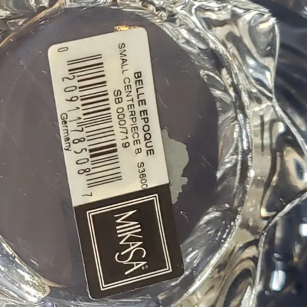 Matching crystal center piece bowl ONLY